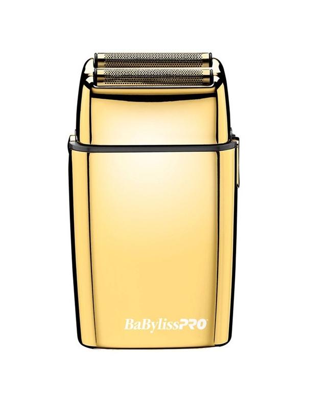BaByliss PRO Gold Cord-Cordless Metal Double Foil Shaver - FXFS2G