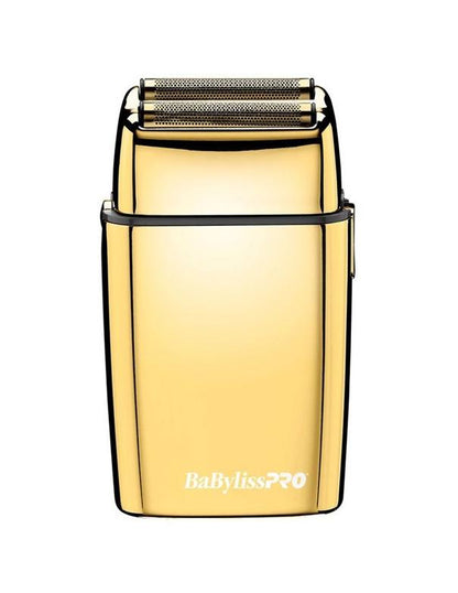 BaByliss PRO Gold Cord-Cordless Metal Double Foil Shaver - FXFS2G