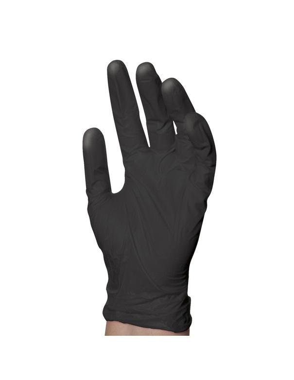 BabylissPro Disposable Nitrile Gloves Extra-Large Black