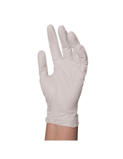 Gants jetables en vinyle BabylissPro, taille M, blancs