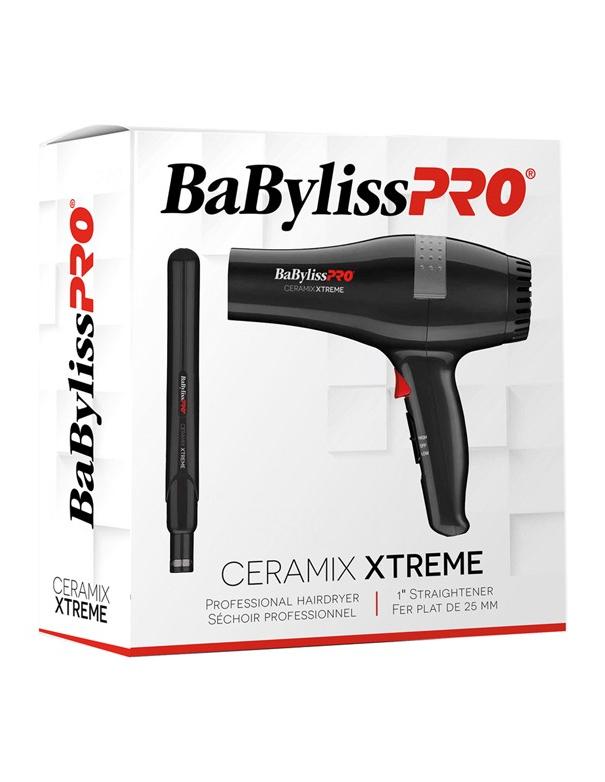 BabylissPro Ceramix Xtreme Hairdryer & Flat Iron Duo