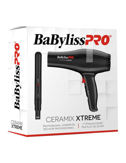 Duo sèche-cheveux et fer à lisser BabylissPro Ceramix Xtreme