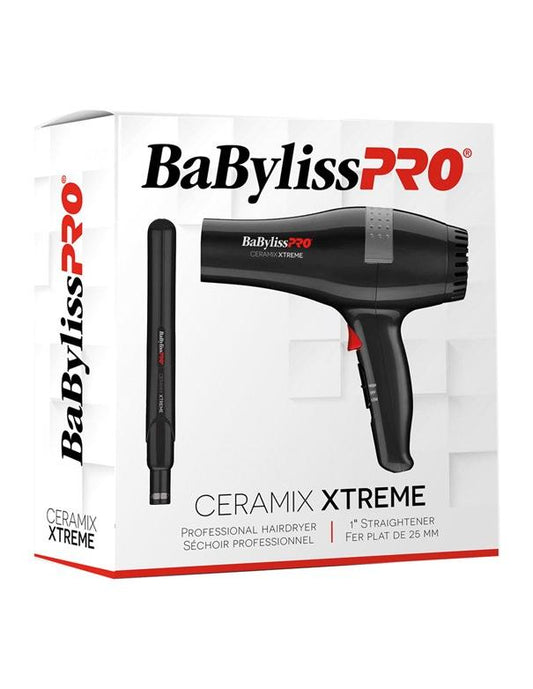 Duo sèche-cheveux et fer à lisser BabylissPro Ceramix Xtreme