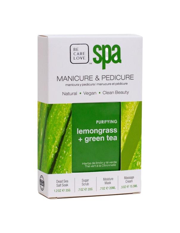 Be Care Love Spa Single Use Packette Box - Lemongrass Green Tea