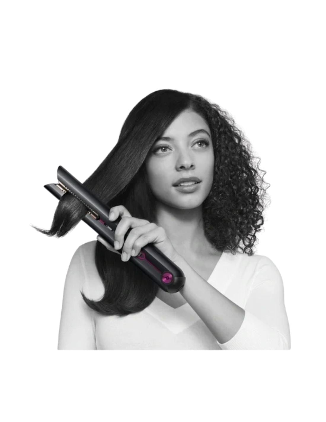 Dyson Corrale Straightener Black Nickel Fuchsia - REFURBISHED BY DYSON