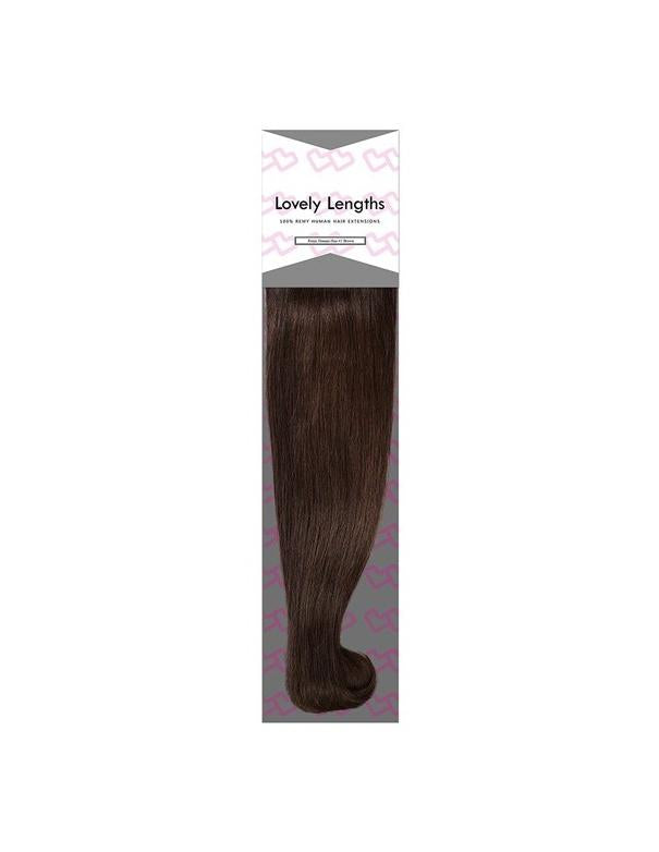 Extensions à clips Lovely Lengths 40 cm, 2 brun foncé