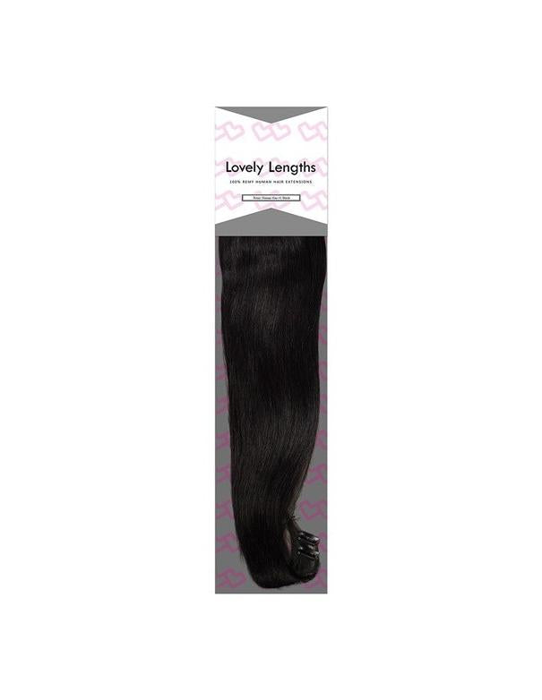 Lovely Lengths Clip-In Extensions 20 Inch 1 Black