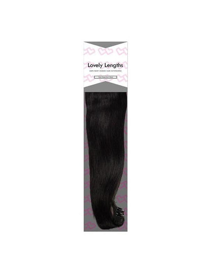 Lovely Lengths Clip-In Extensions 20 Inch 1 Black