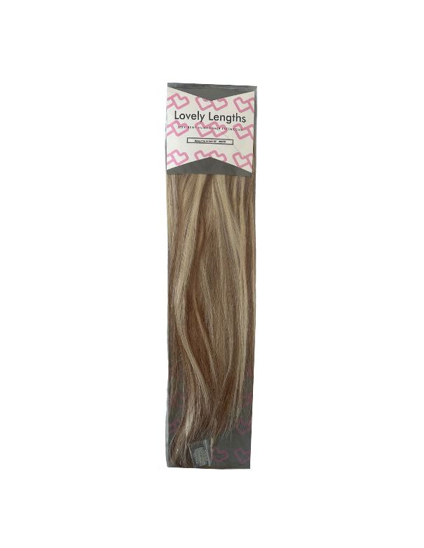 Lovely Lengths Clip-In Extensions 20 Inch 18 Caramel Blonde
