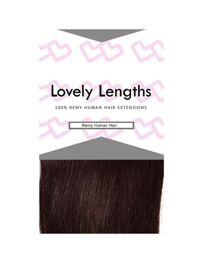 Lovely Lengths Clip-In Extensions 20 Inch 1C Off Black