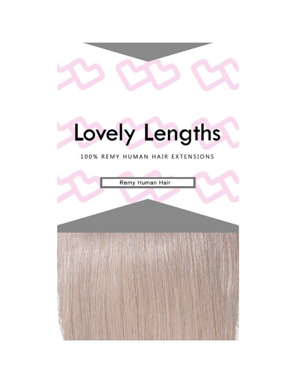 Lovely Lengths Clip-In Extensions 20 Inch Icy Silver