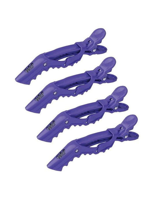Wet Brush Wet Clips 4 Pack Purple