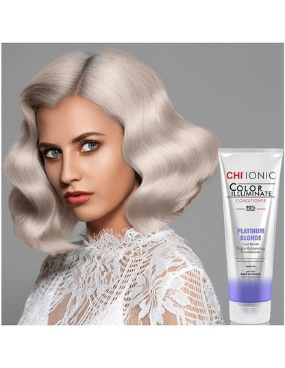 Après-shampoing CHI Color Illuminate Platinum Blonde - 251 ml
