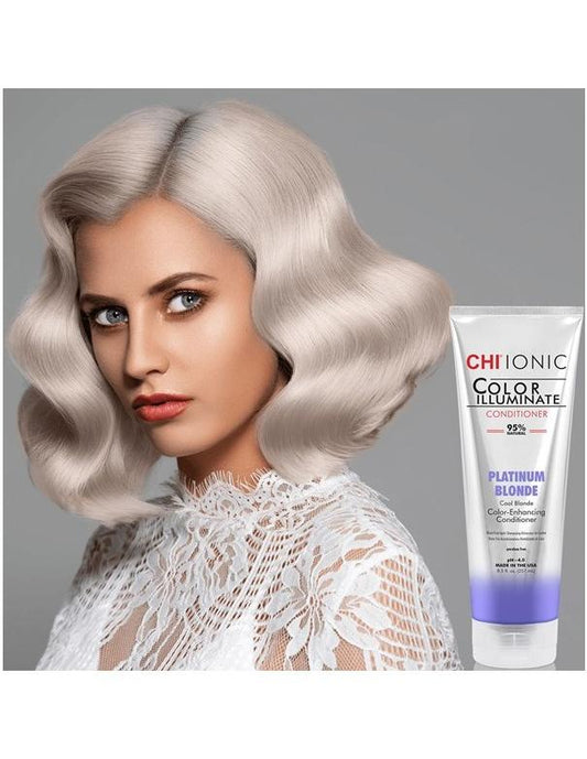 CHI Color Illuminate Platinum Blonde Conditioner - 251ml