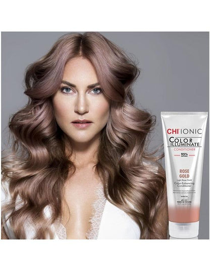 Après-shampoing CHI Color Illuminate Rose Gold - 251 ml