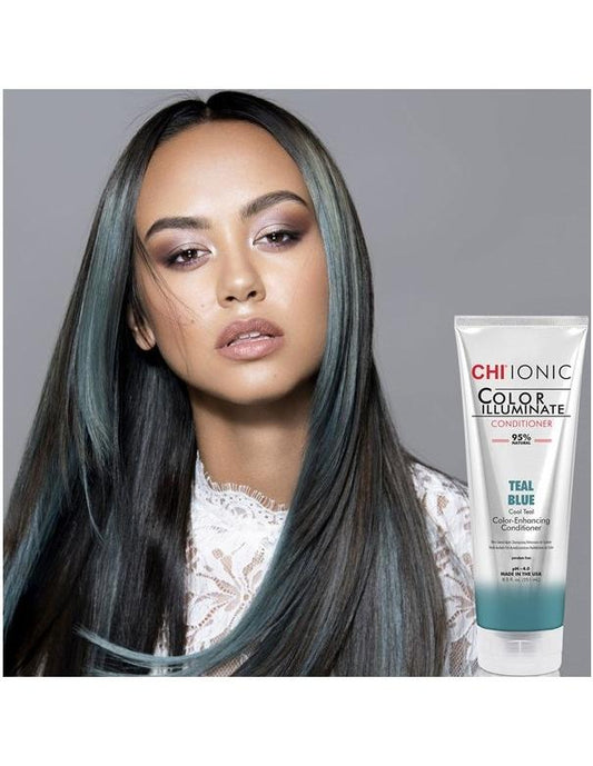 Après-shampoing CHI Color Illuminate Teal Blue - 251 ml