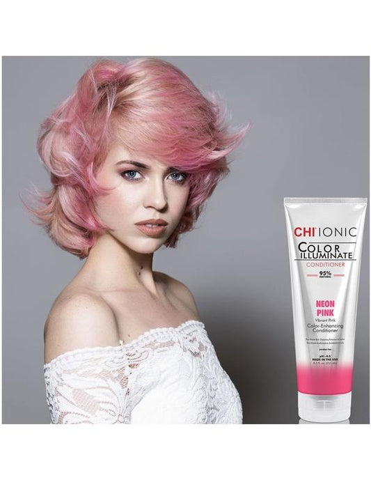 Après-shampoing CHI Color Illuminate Neon Pink - 251 ml
