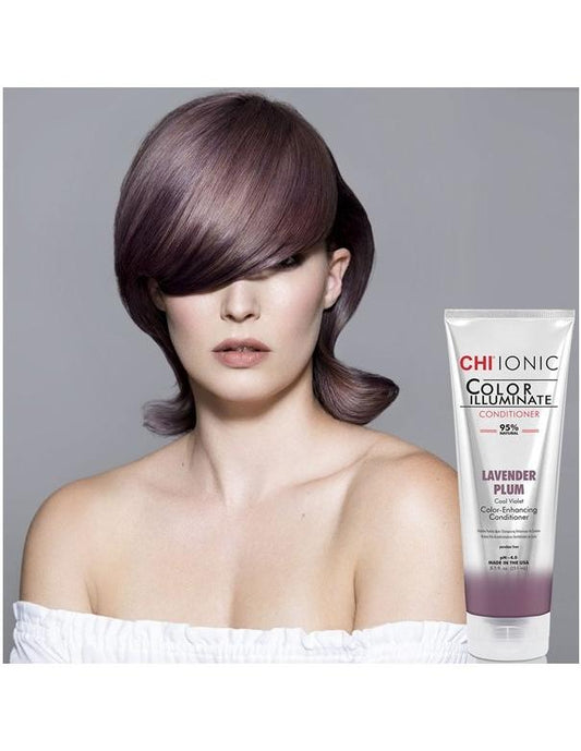 Après-shampoing CHI Color Illuminate Lavande Prune - 251 ml