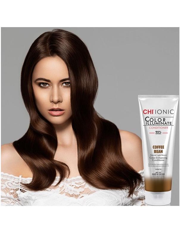 Après-shampoing CHI Color Illuminate aux grains de café - 251 ml