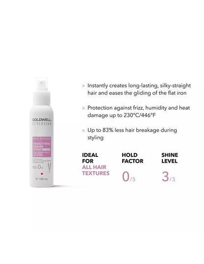 Goldwell StyleSign Heat Styling Smoothing Serum Spray - 100ml
