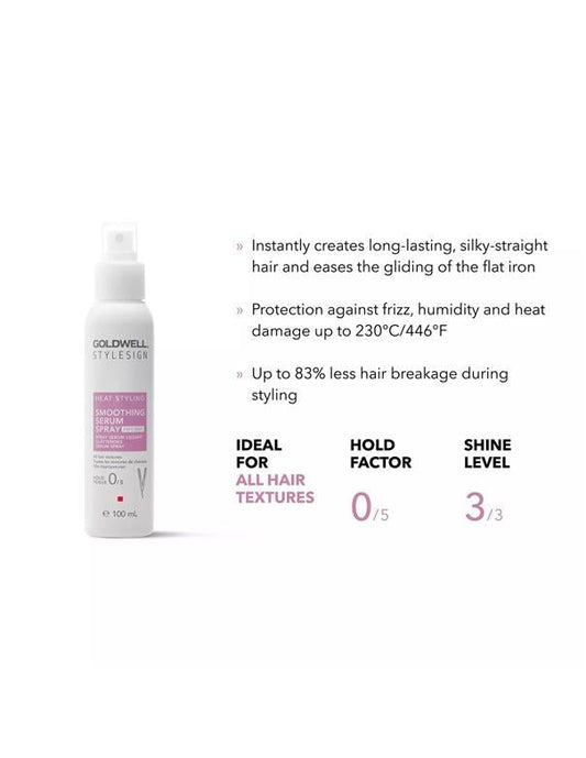 Goldwell StyleSign Heat Styling Smoothing Serum Spray - 100ml