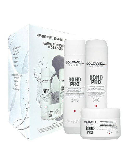 Trio de Noël Goldwell Dualsenses Bond Pro