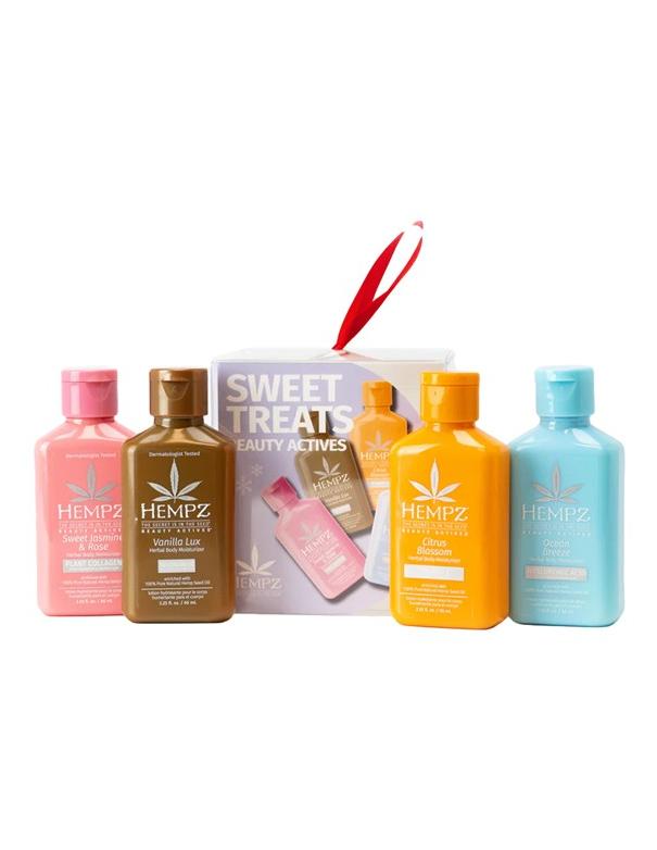 Coffret de mini-hydratants actifs de beauté Hempz Sweet Treats