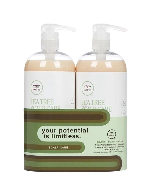 Paul Mitchell Tea Tree Scalp Care Regeniplex Liter Duo