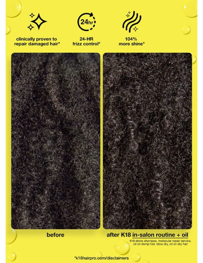 Huile capillaire réparatrice moléculaire K18 - 30 ml