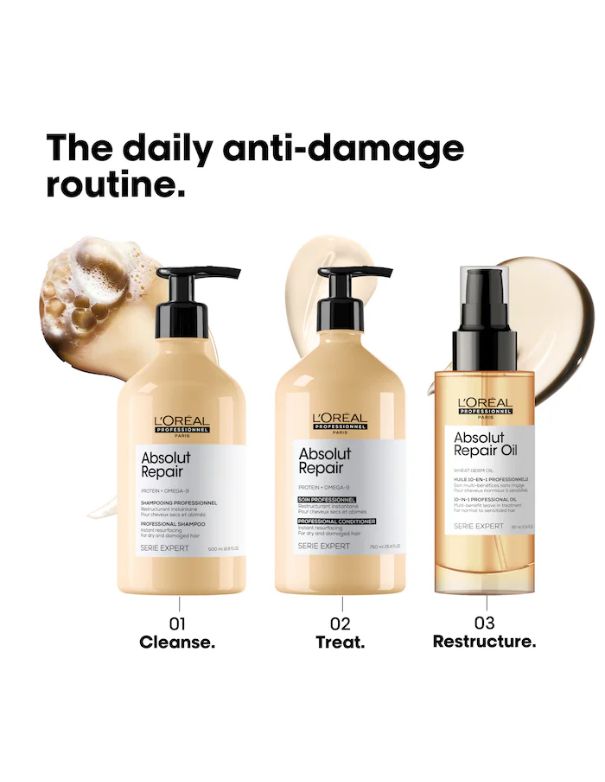 L'Oreal Absolut Repair Shampoo - 500ml