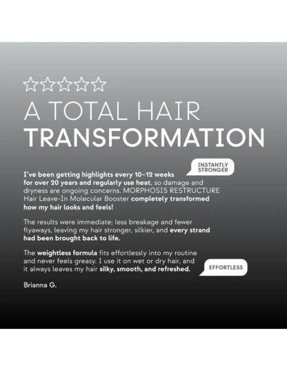 Morphosis Restructure Hair Leave-In Molecular Booster - 100ml
