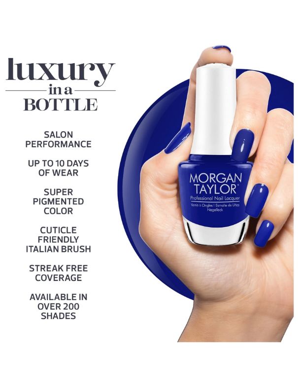 Morgan Taylor Nail Polish - Blue Crush Rush
