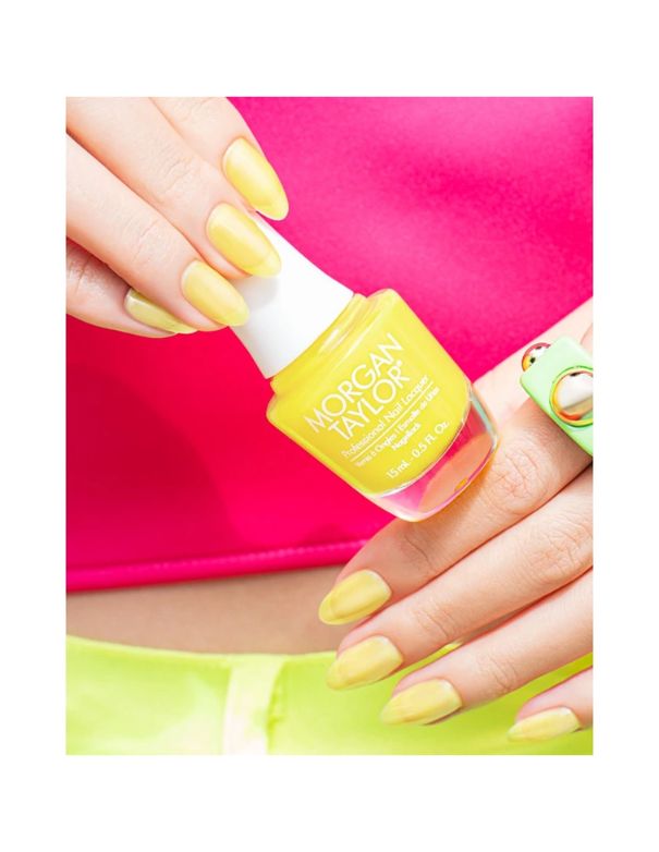 Morgan Taylor Nail Polish - Lemon Drop Lush