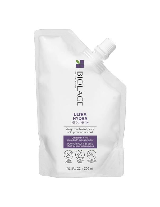 Pack de soin profond Matrix Biolage Ultra HydraSource - 300 ml