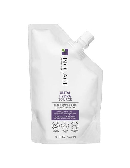 Pack de soin profond Matrix Biolage Ultra HydraSource - 300 ml