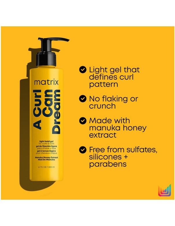 Matrix A Curl Can Dream Light Hold Gel - 200ml