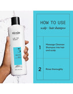 Nioxin System 3 Cleanser - 500ml