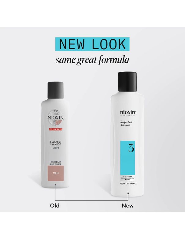 Nioxin System 3 Cleanser - 500ml