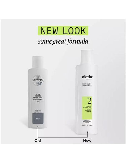Après-shampoing Nioxin System 2 pour cuir chevelu et cheveux - 300 ml