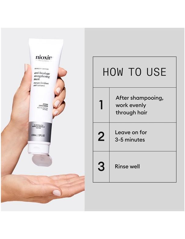 Masque fortifiant anti-casse Nioxin Density Defend - 500 ml