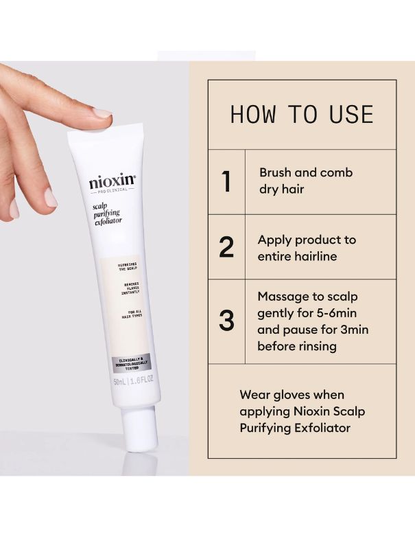 Exfoliant purifiant Nioxin - 15 ml