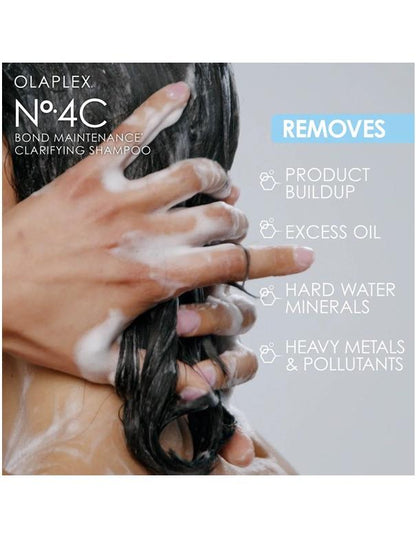 Shampoing clarifiant Olaplex n°4C Blonde Maintenance - 250 ml