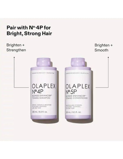 Après-shampoing tonifiant Olaplex No.5P Blonde Enhancer - 250 ml