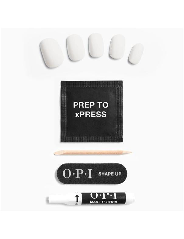 Ongles courts OPI xPRESS-ON en forme de lapin drôle
