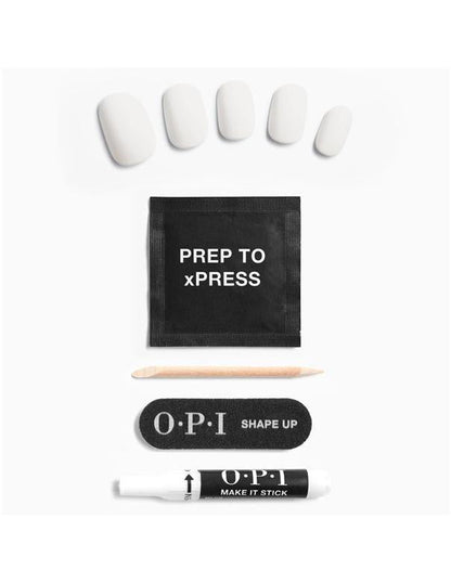 Ongles courts OPI xPRESS-ON en forme de lapin drôle