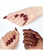 Ongles courts OPI xPRESS-ON : un café à la main