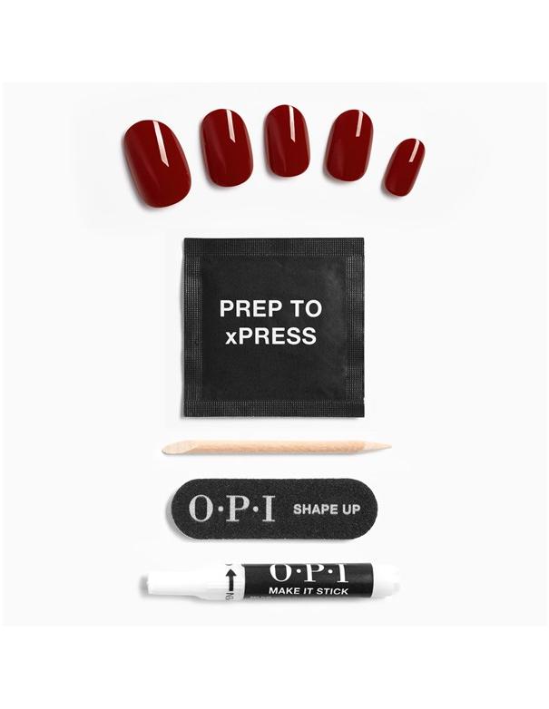 Ongles courts OPI xPRESS-ON : un café à la main