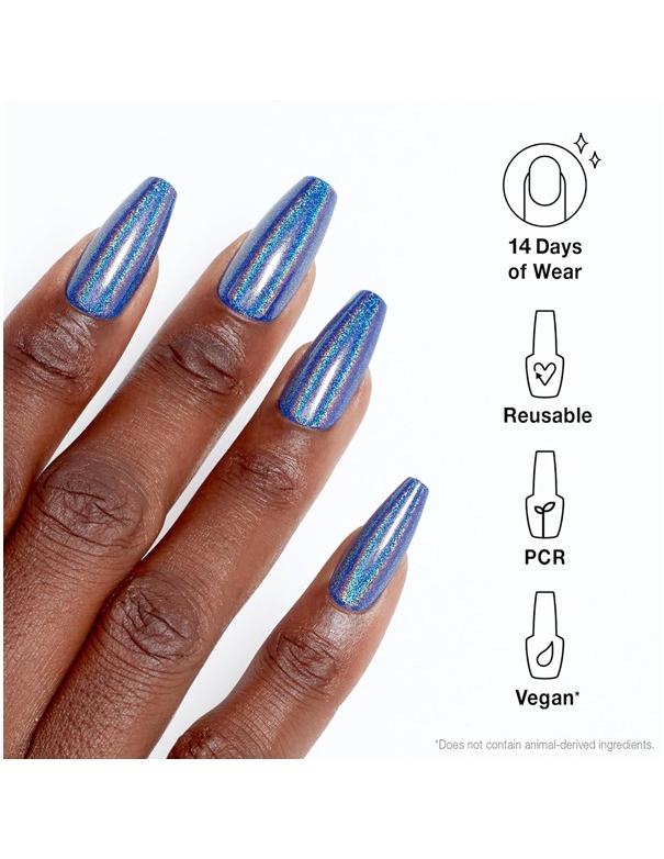Ongles longs OPI xPRESS/ON Blue-Gie