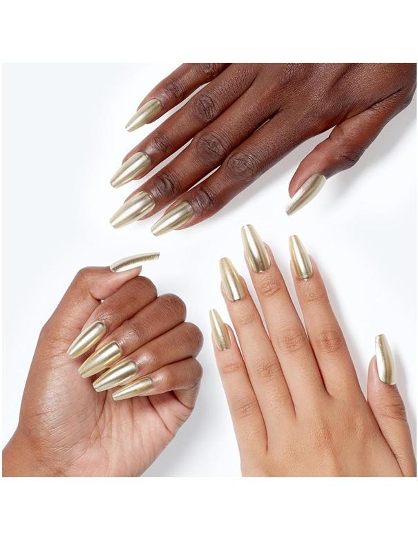 OPI xPRESS-ON Nails Long Break the Gold