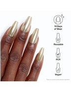 Ongles OPI xPRESS-ON Long Break the Gold